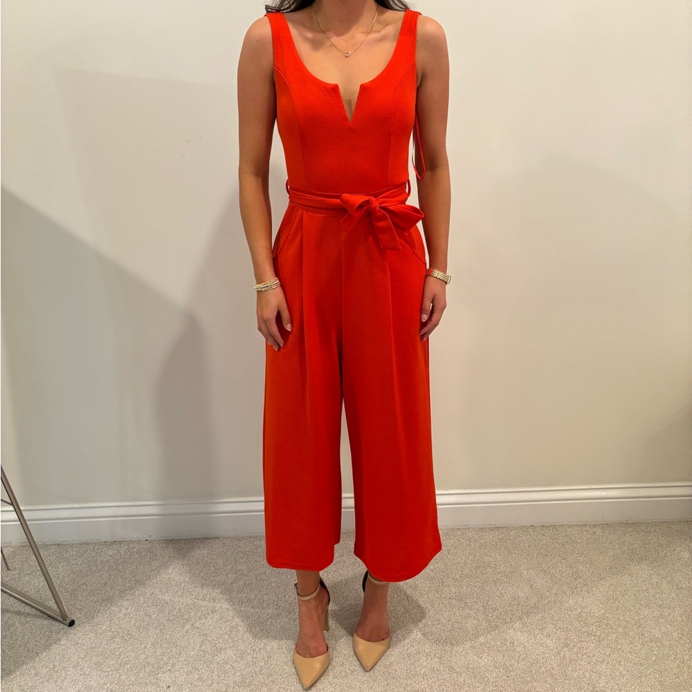 APRICOT Vibrant Orange Jumpsuit